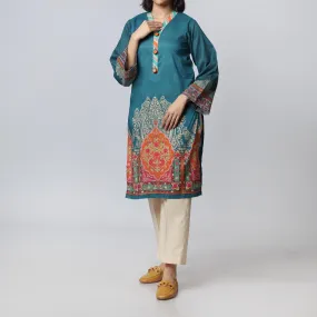 1PC- Digital Printed Lawn Embroidered Shirt PS3138