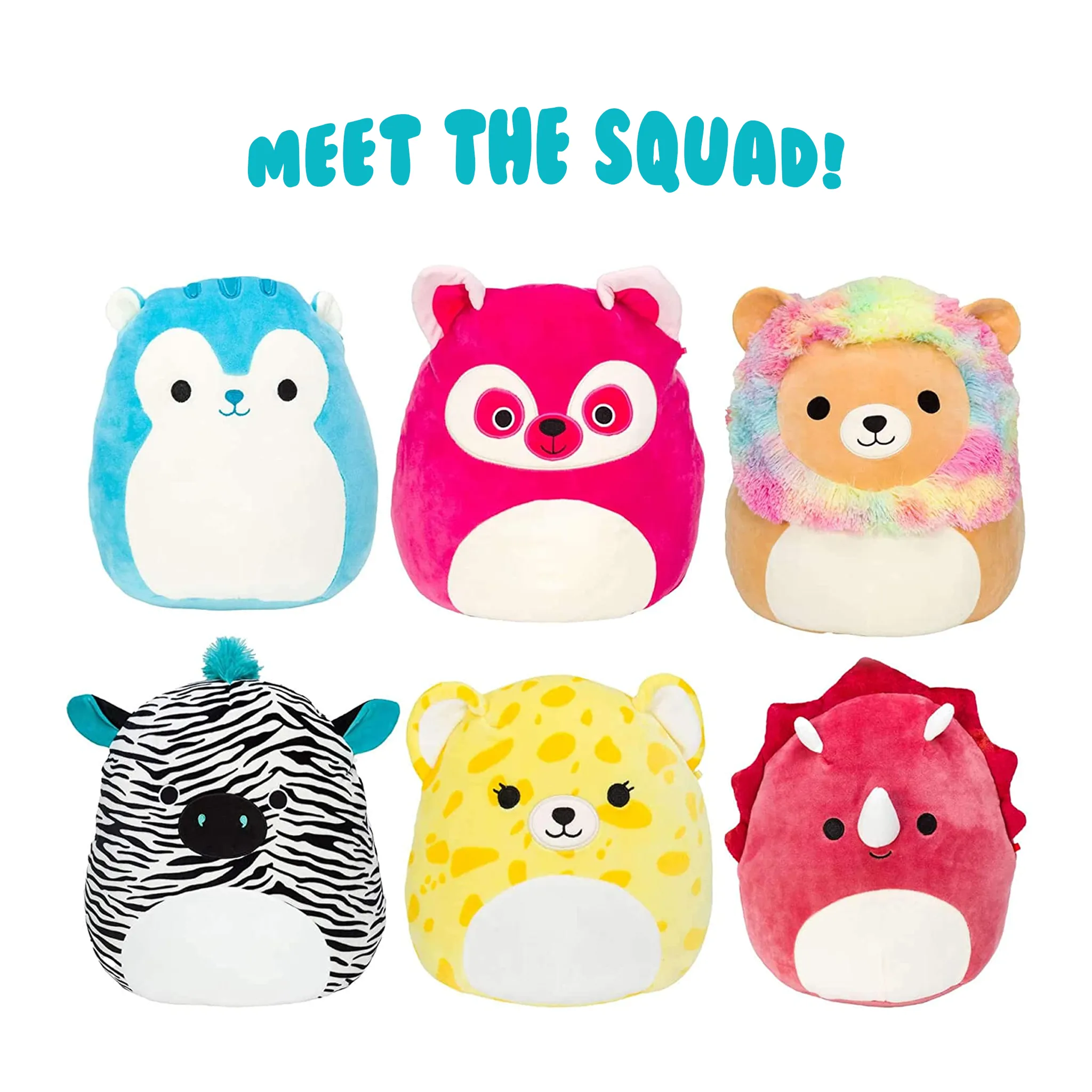 8" Squishmallow Bright Squad Lucia