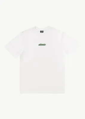 AFENDS Mens Heatwave - Retro Graphic Logo T-Shirt - White