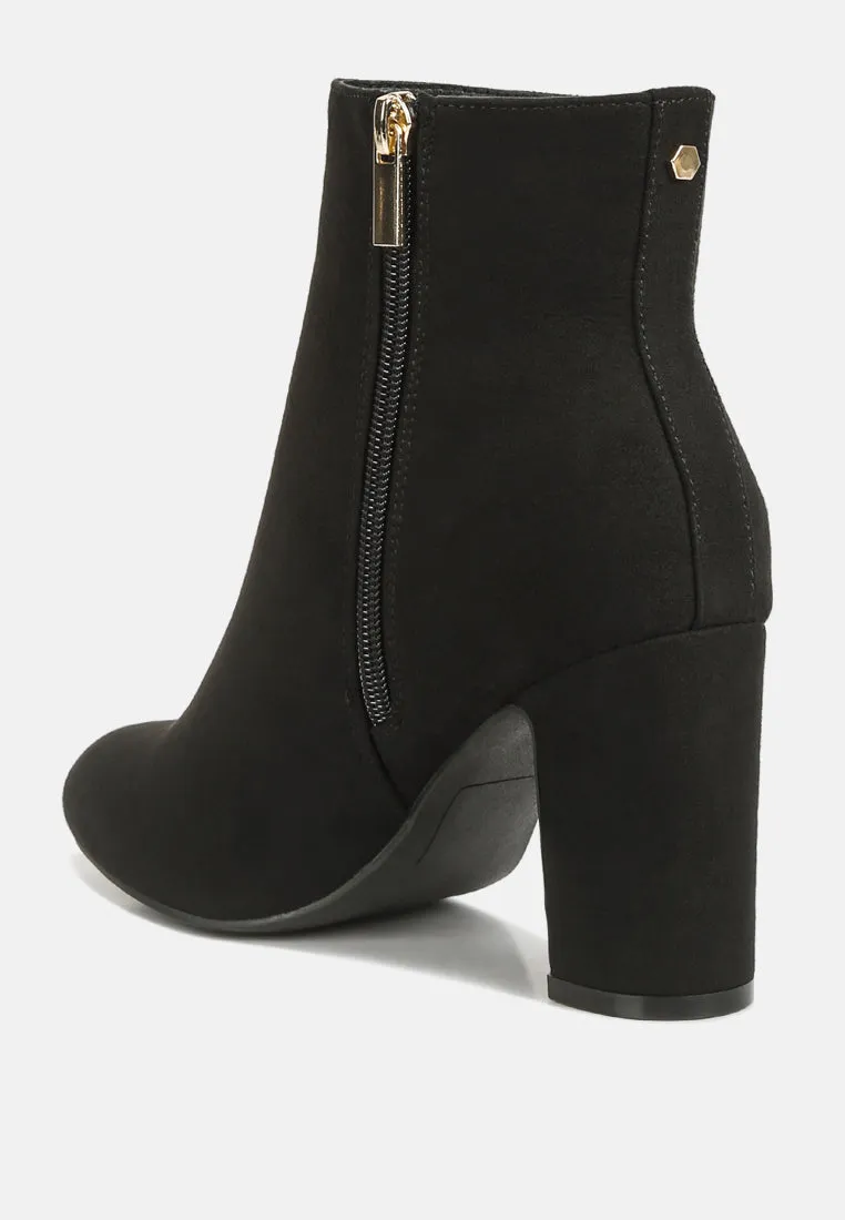 Alysia Block Heel Ankle Boots By Ruw