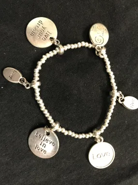 Bali Queen Inspirational Stretch Charm Bracelet