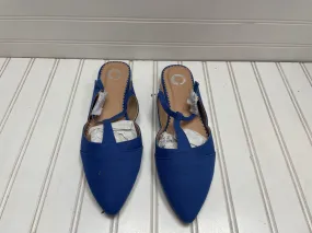 Blue Shoes Flats Journee, Size 10