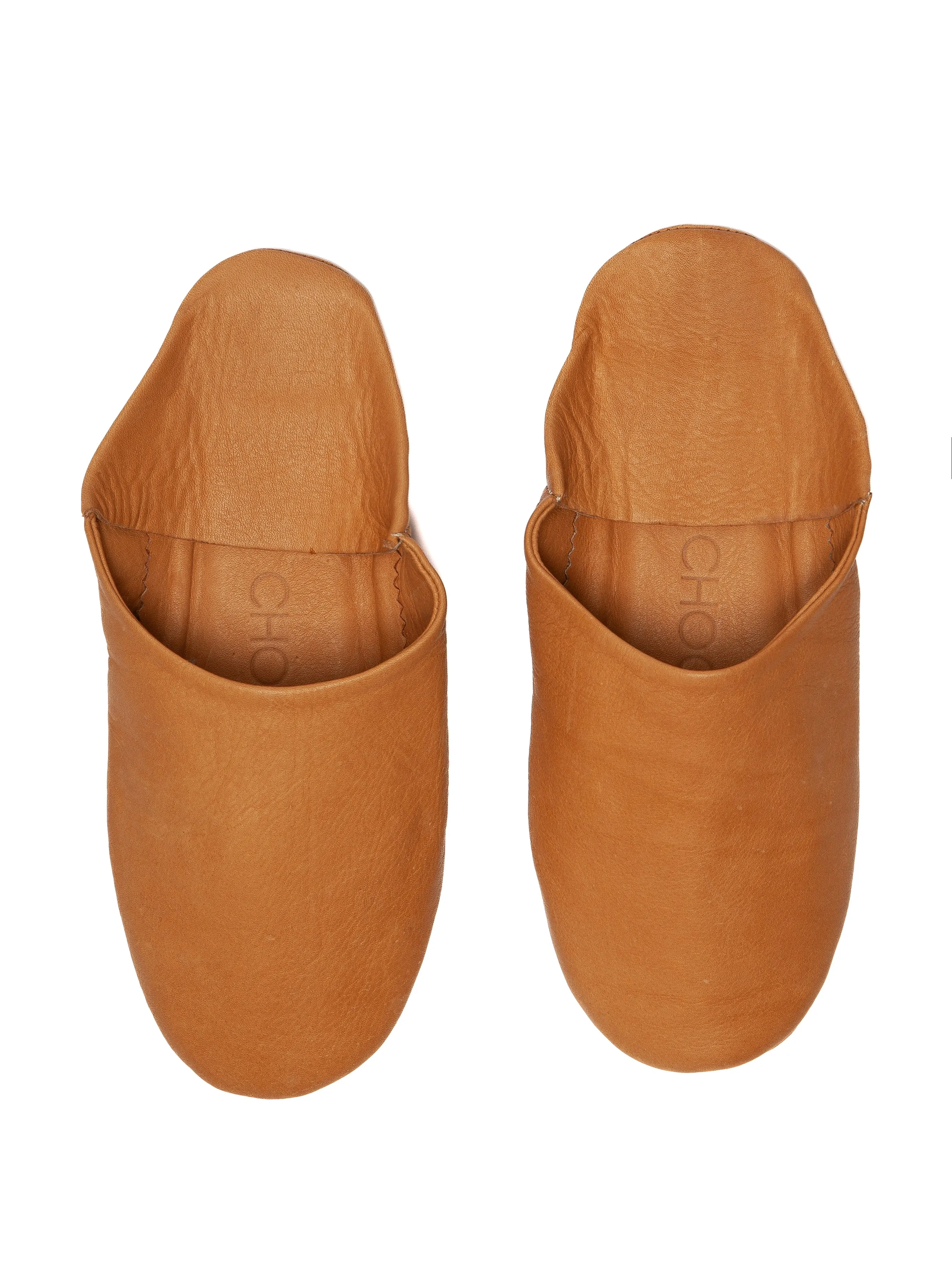 Caramel Brew - Leather Slippers