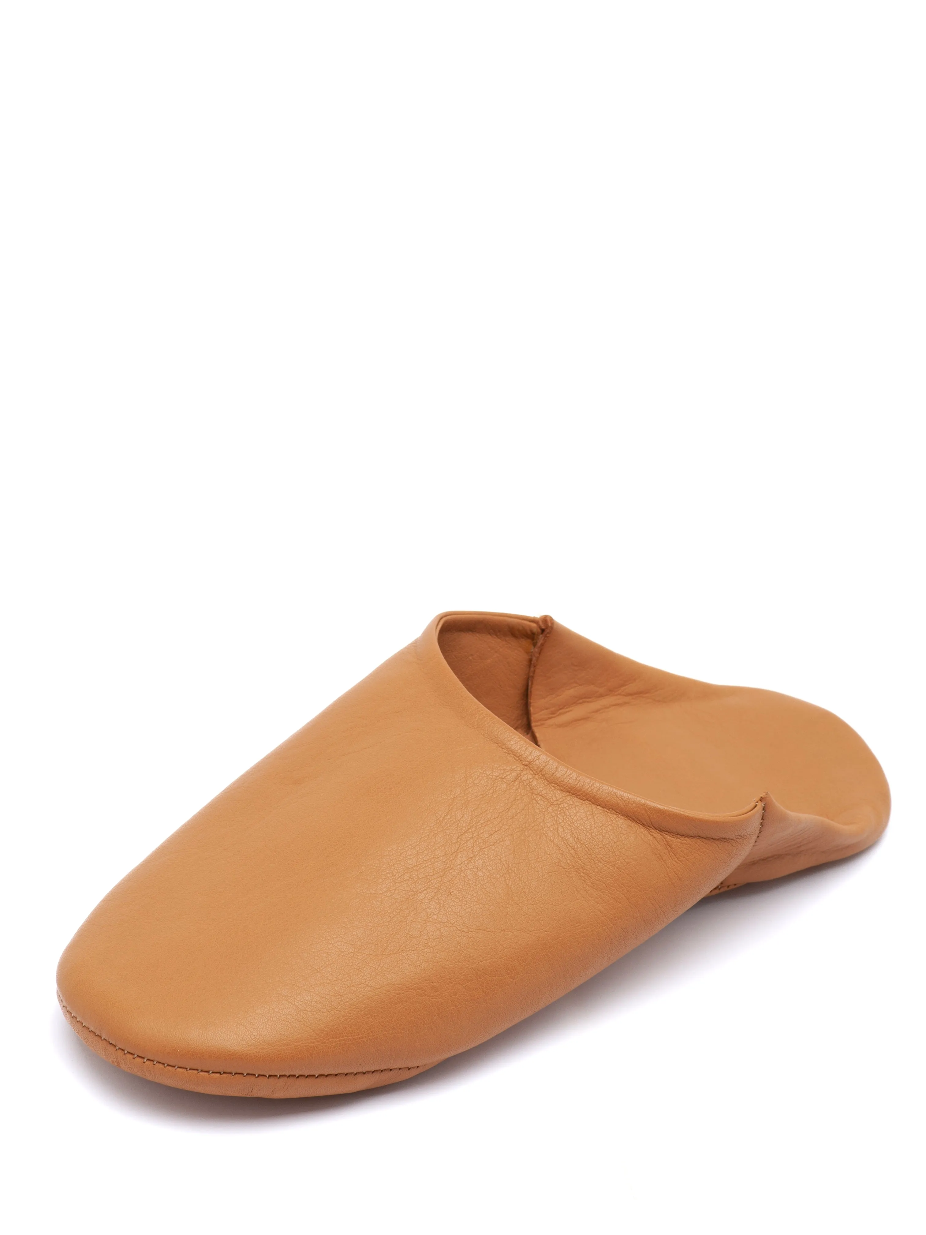 Caramel Brew - Leather Slippers