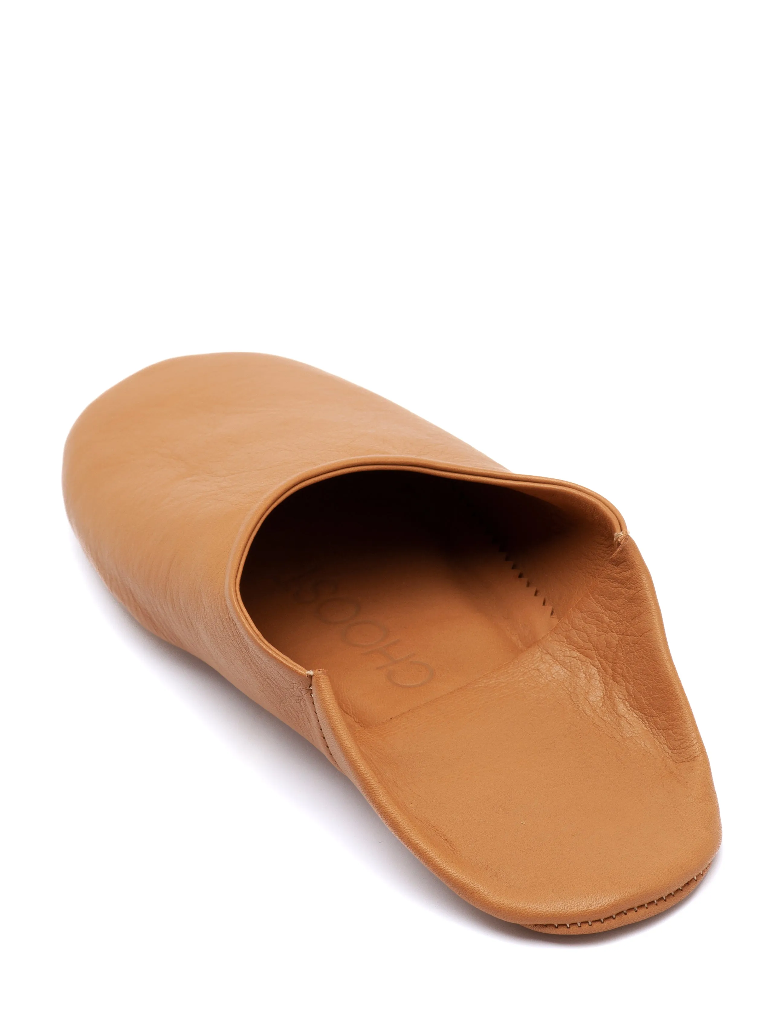 Caramel Brew - Leather Slippers