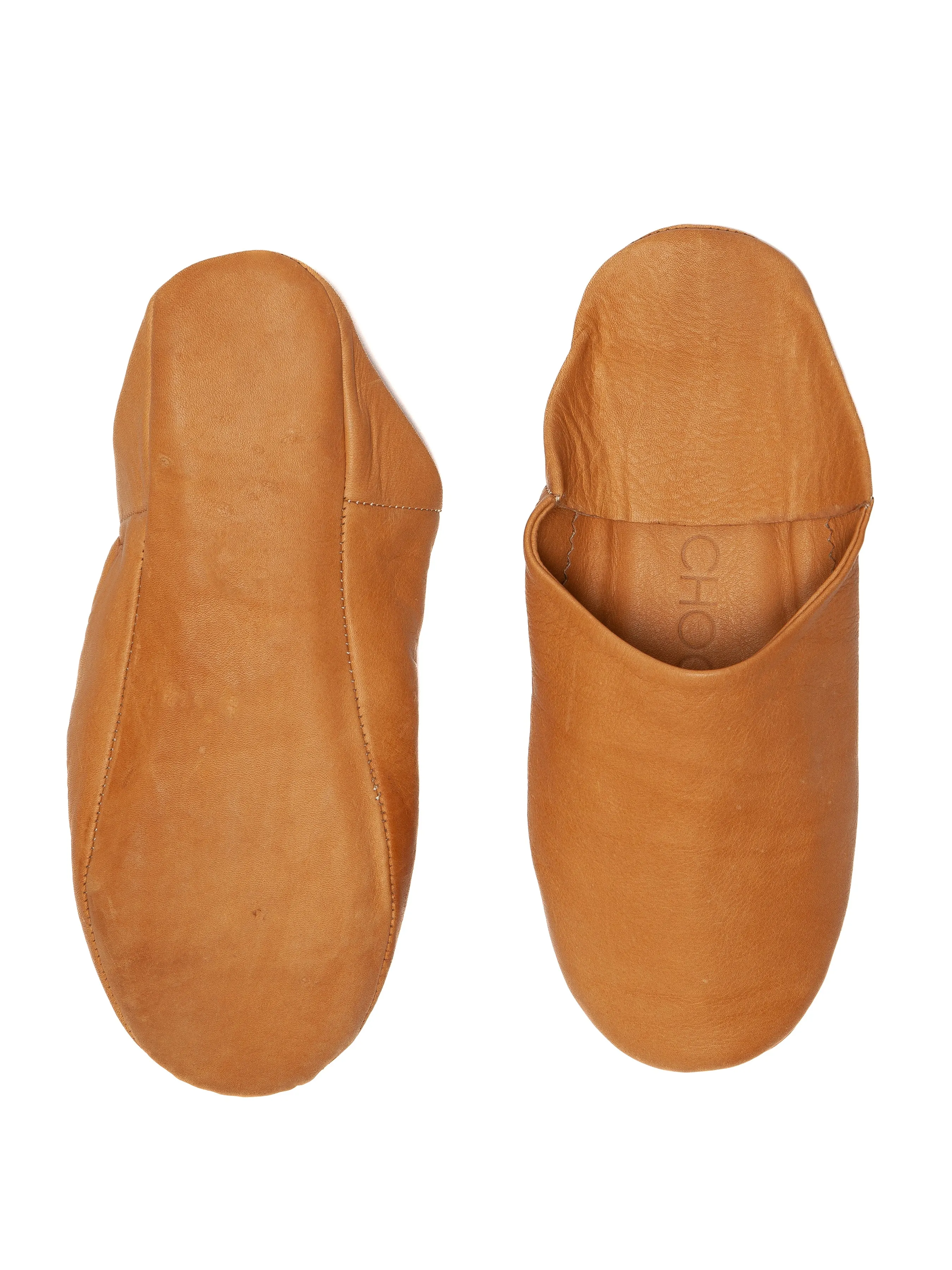 Caramel Brew - Leather Slippers