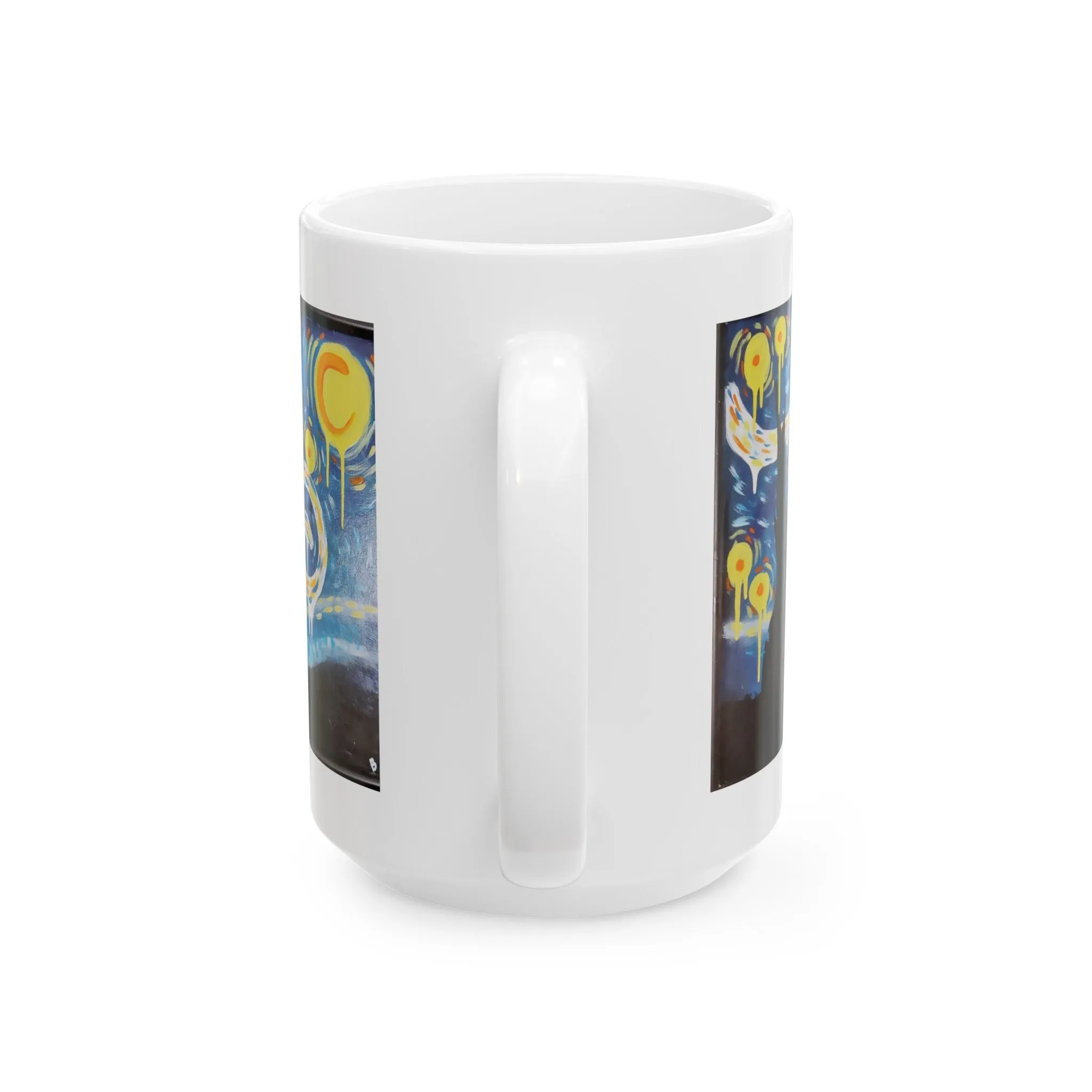 Ceramic Mug, (11oz, 15oz) Artwork A starry Night