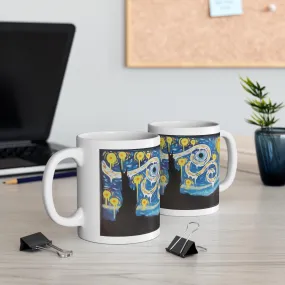 Ceramic Mug, (11oz, 15oz) Artwork A starry Night