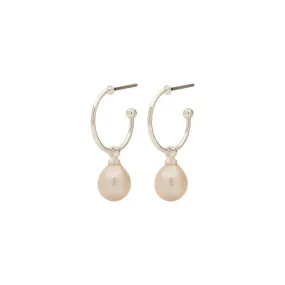 EILA pearl earrings silver-plated