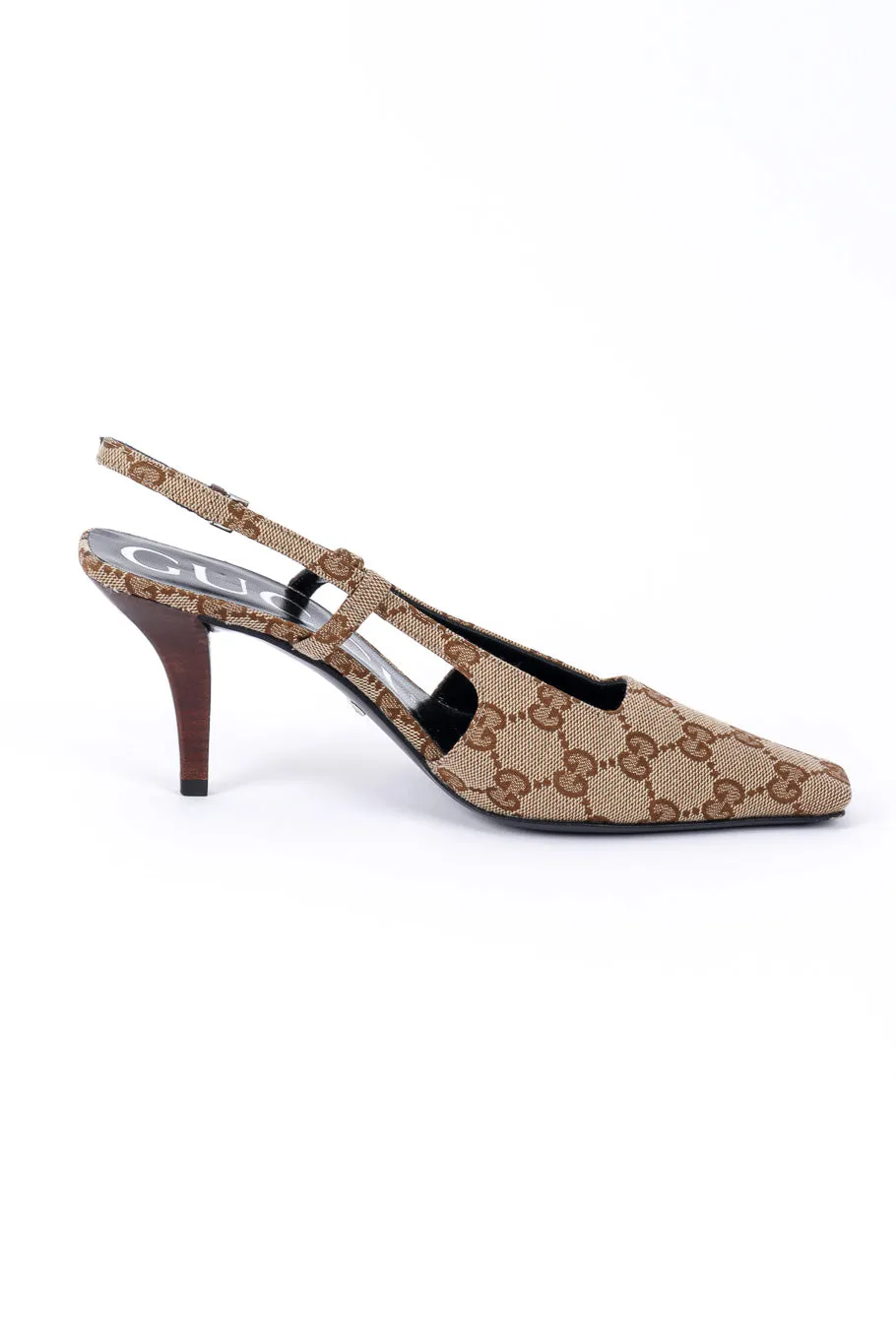 GG Logo Slingback Pumps