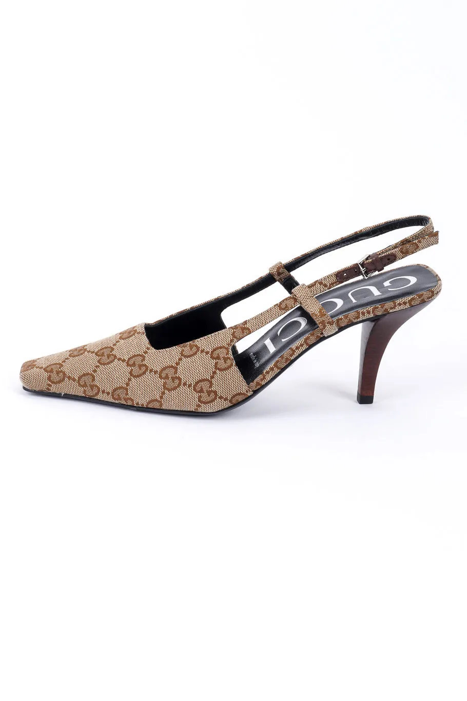 GG Logo Slingback Pumps