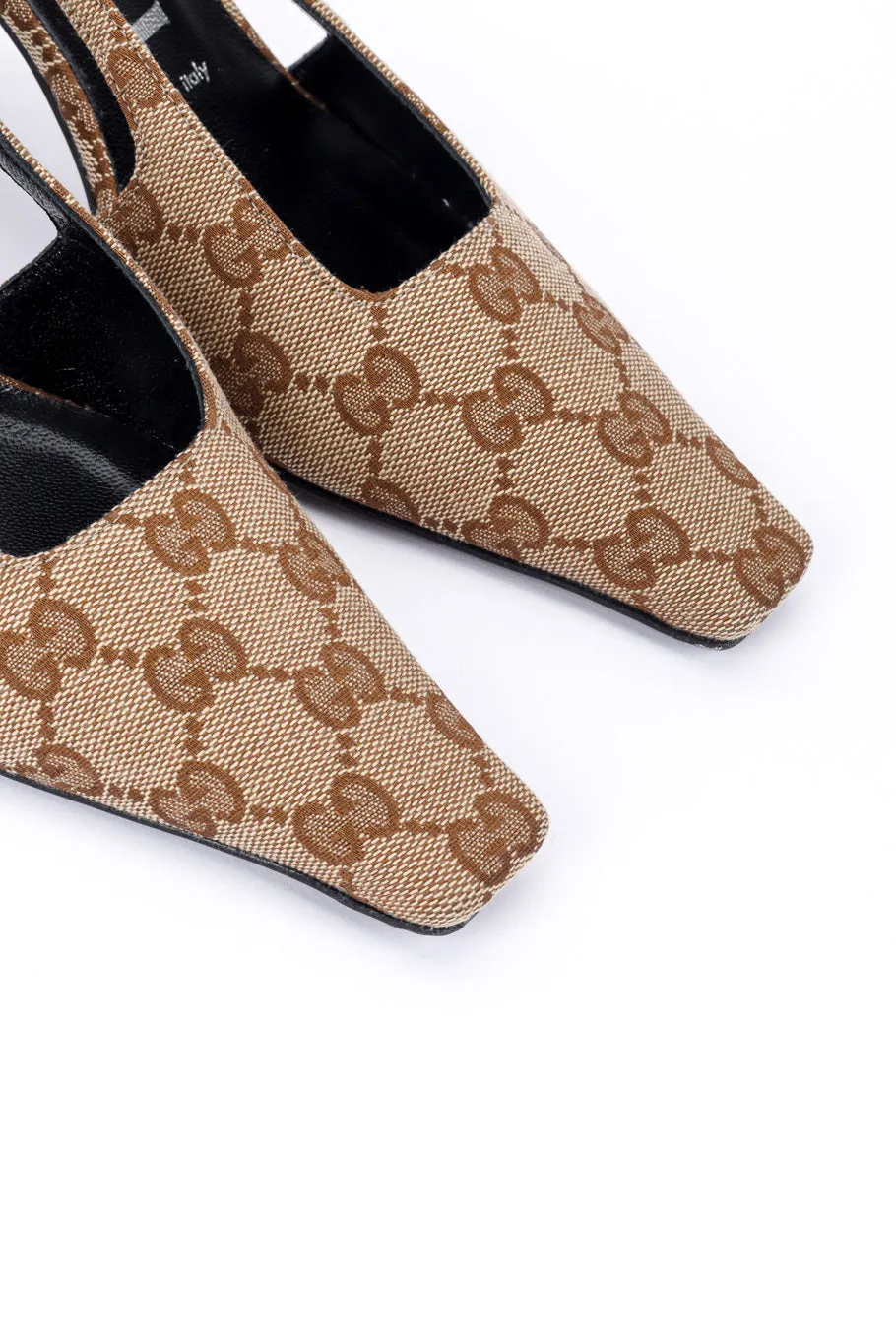 GG Logo Slingback Pumps