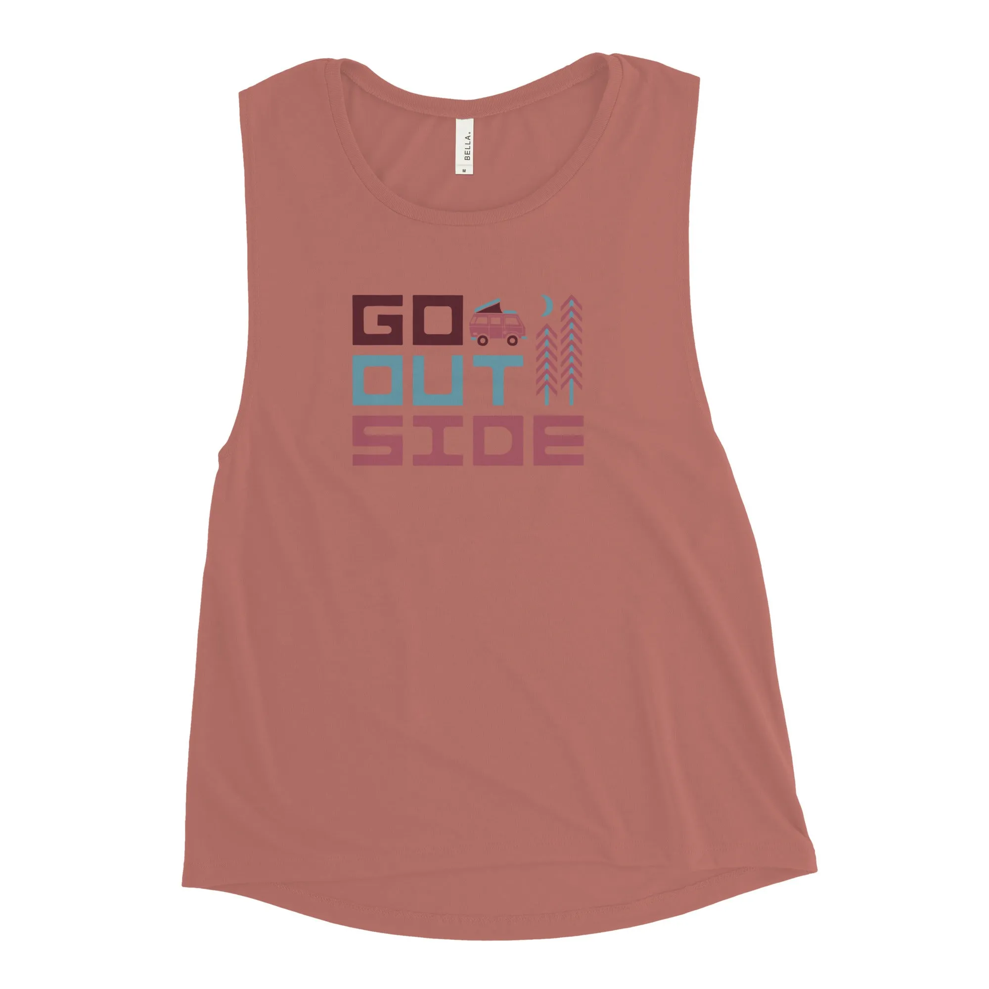 Go Outside Women's Muscle Tank