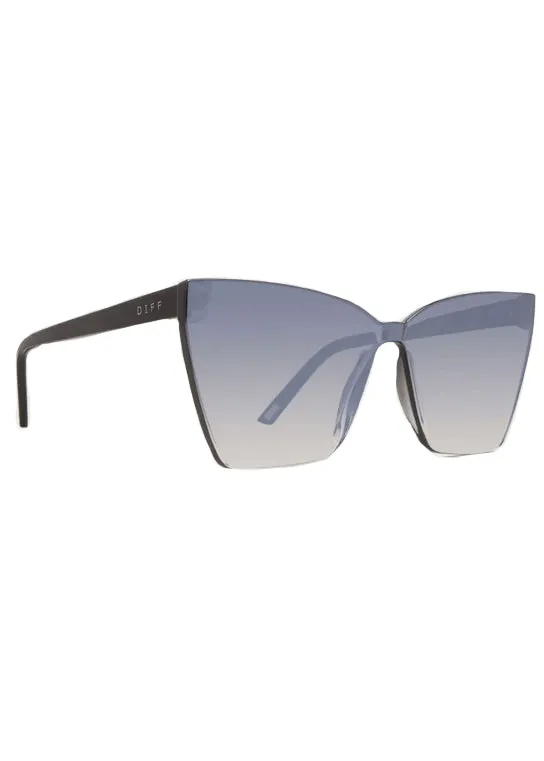 Goldie Sunglasses in Black/Smoke Flash