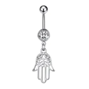 Hamsa Belly Ring