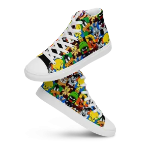 high top canvas shoes