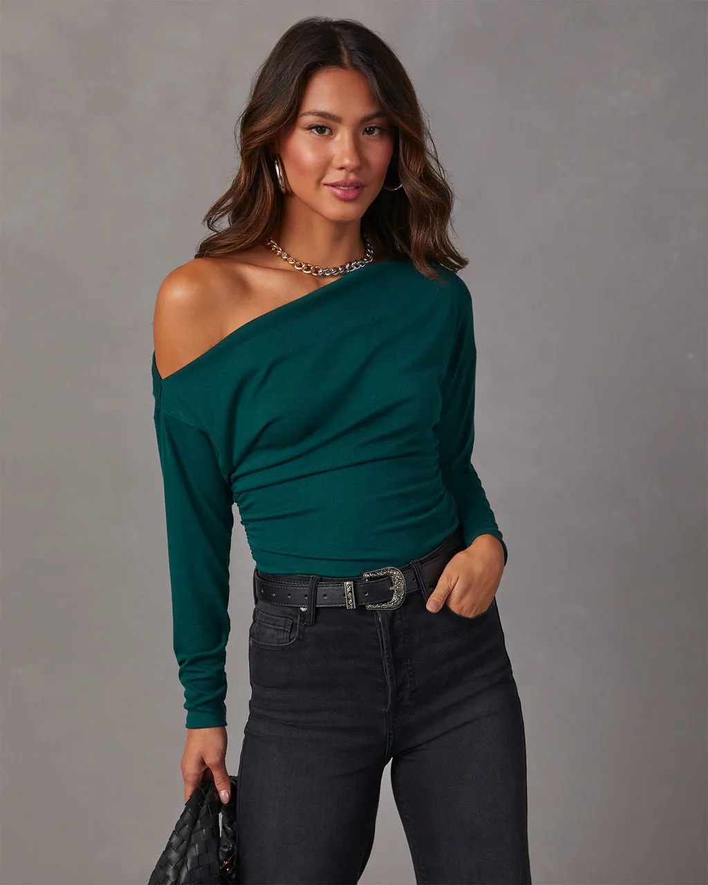 Karina Asymmetrical Crop Top