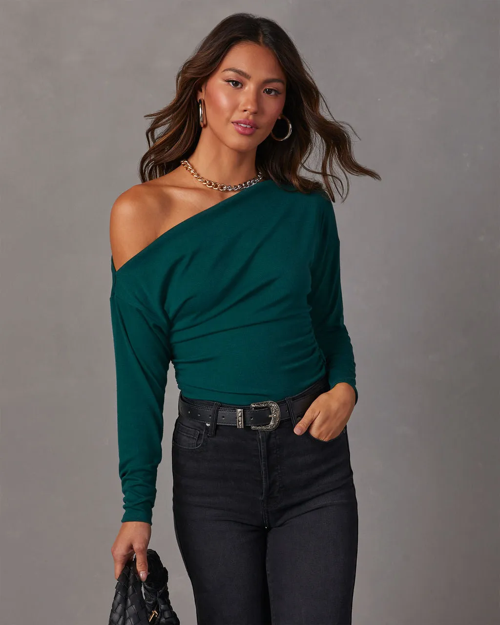 Karina Asymmetrical Crop Top