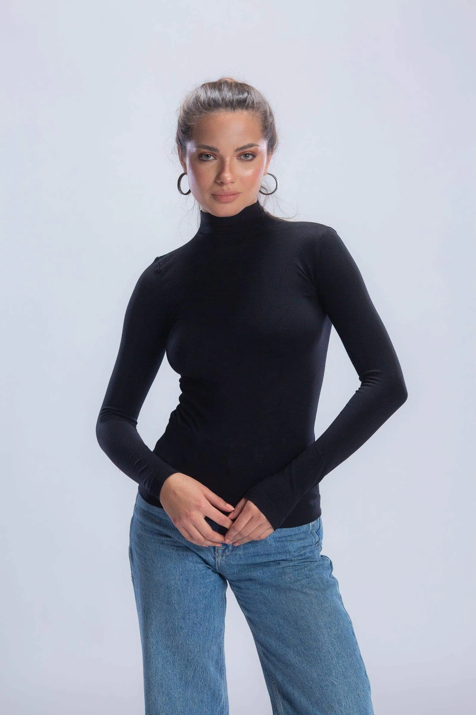 Microfiber Long Sleeves Top