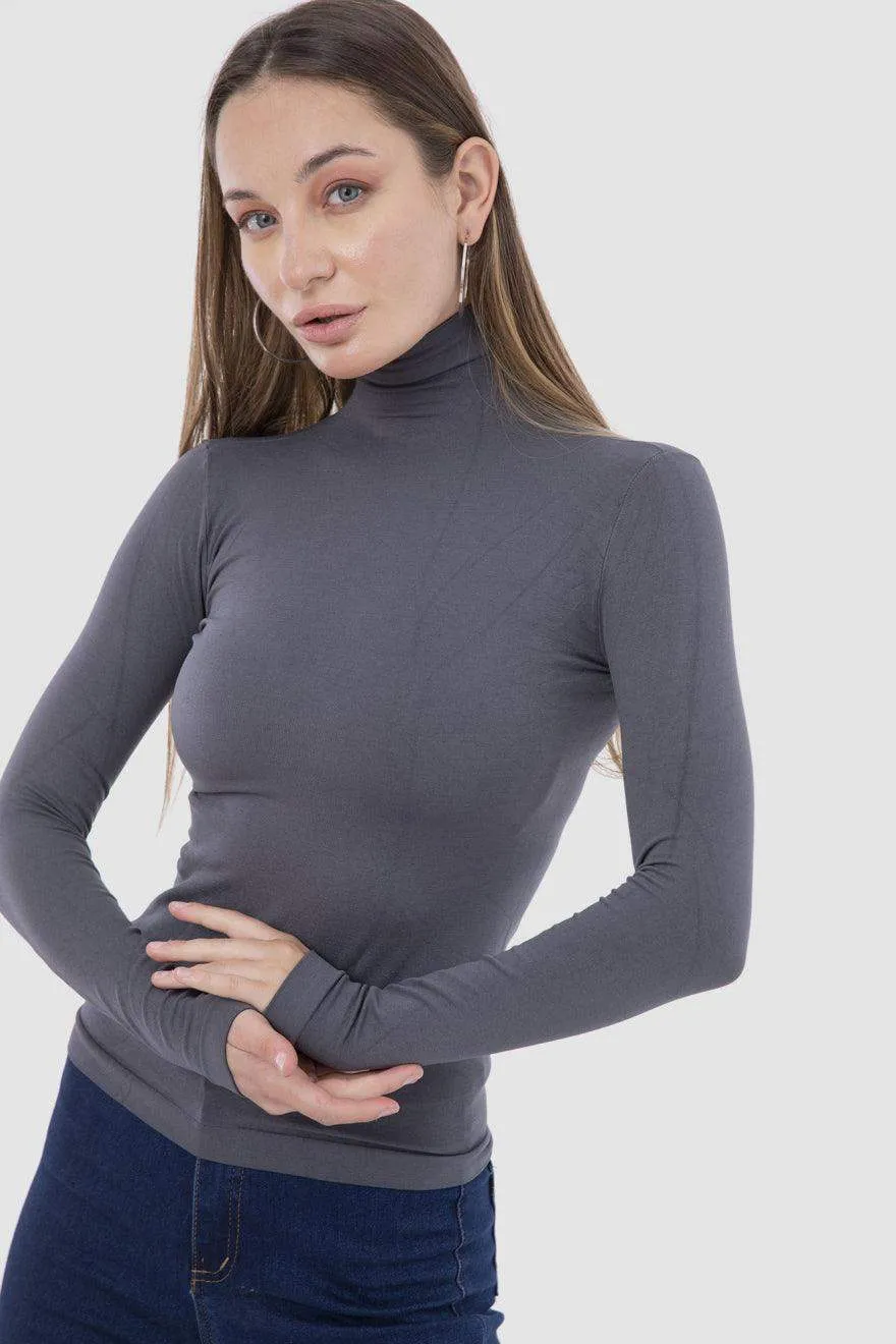 Microfiber Long Sleeves Top