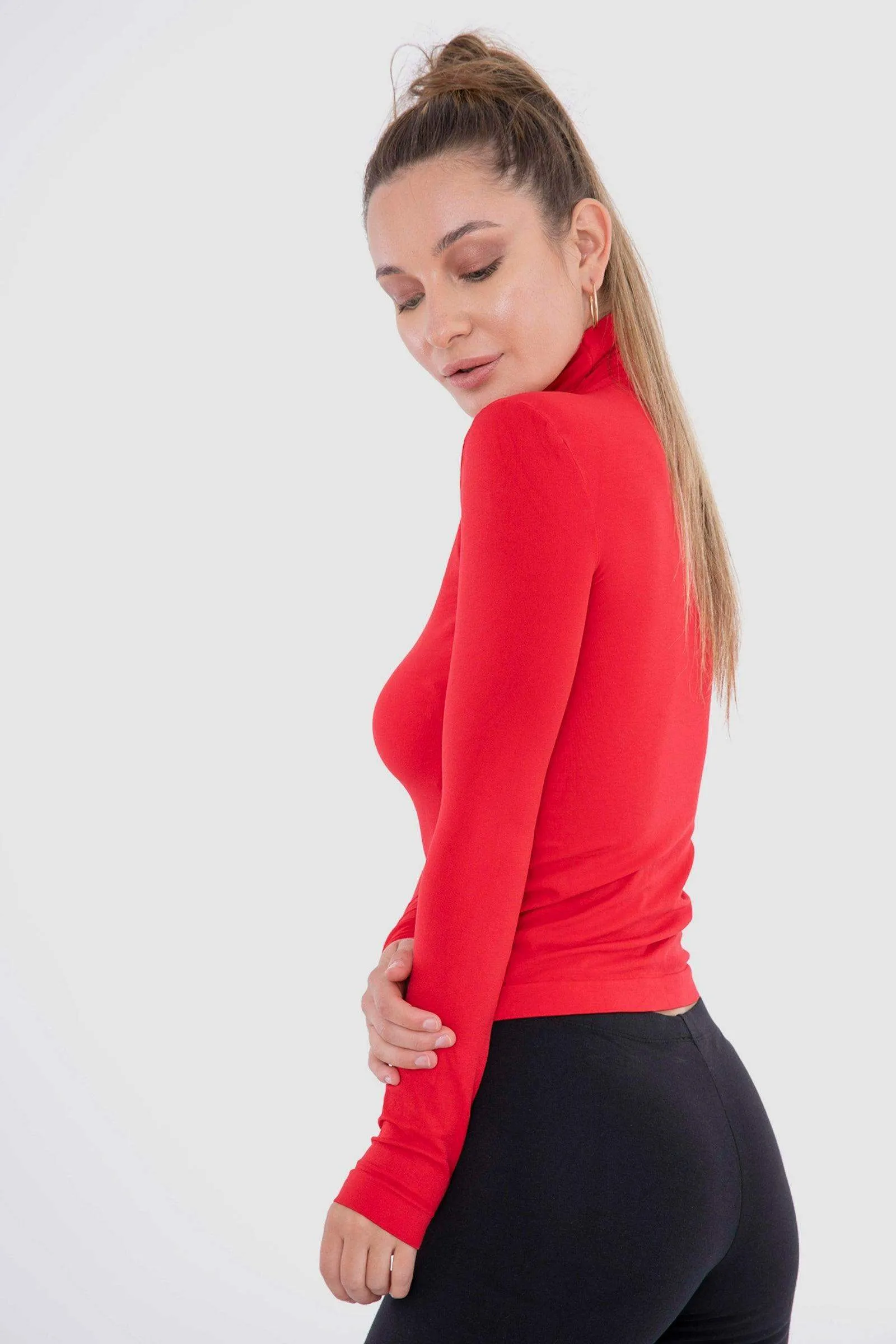 Microfiber Long Sleeves Top