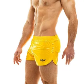 Modus Vivendi Shorts VIRAL VINYL Glossy & Shiny Short Lavish Yellow 08061 B89A