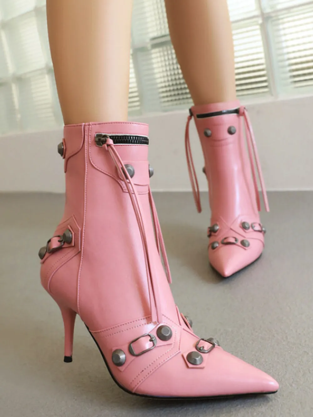 Pointed Toe Ankle Boots