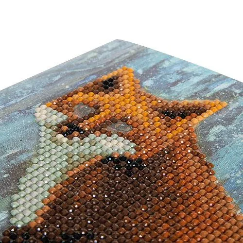 "Winter Fox" Crystal Card Kit