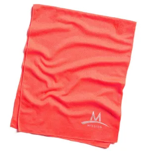 Reflective Techknit Cooling Towel | Hi Vis Coral