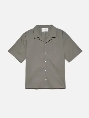 Soft Cotton Camp Collar Shirt -- Desert Sage