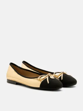 Trena Patterned Bow Flats