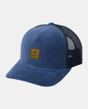 VA All The Way Cord Trucker Hat - Cool Blue