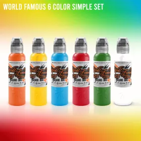 World Famous 6 Color Simple Set - 1oz.